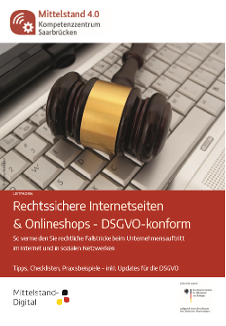 Rechtssichere Internetseiten DSGVO Konform